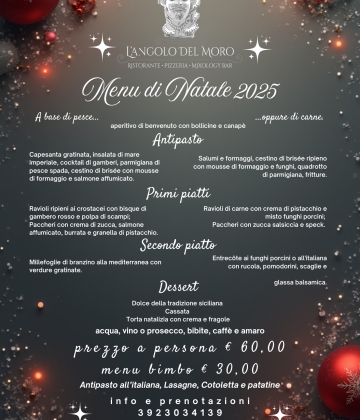 Menu di Natale 2025